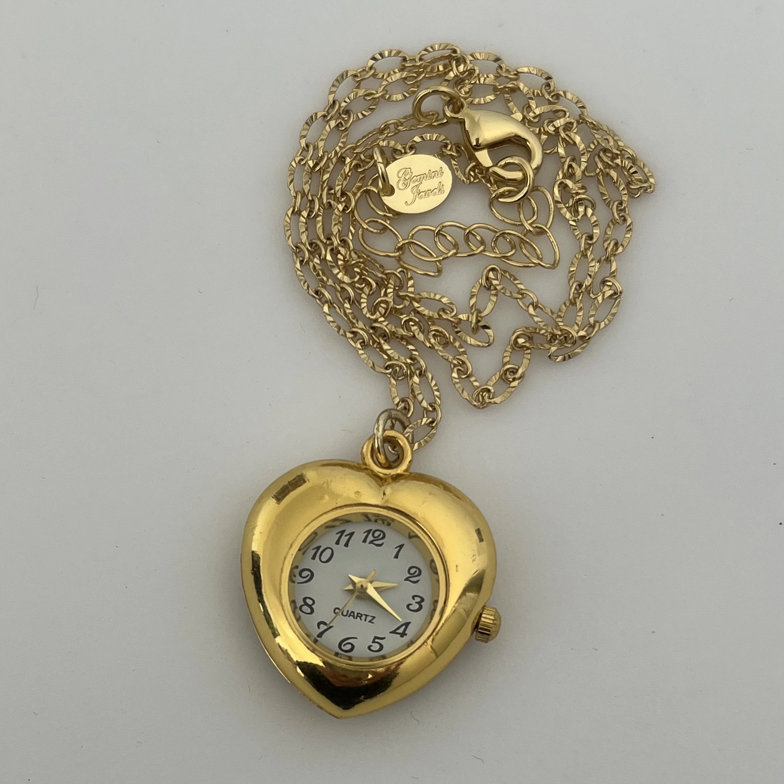 5 Min Away Watch Necklace in Gold - Image 3