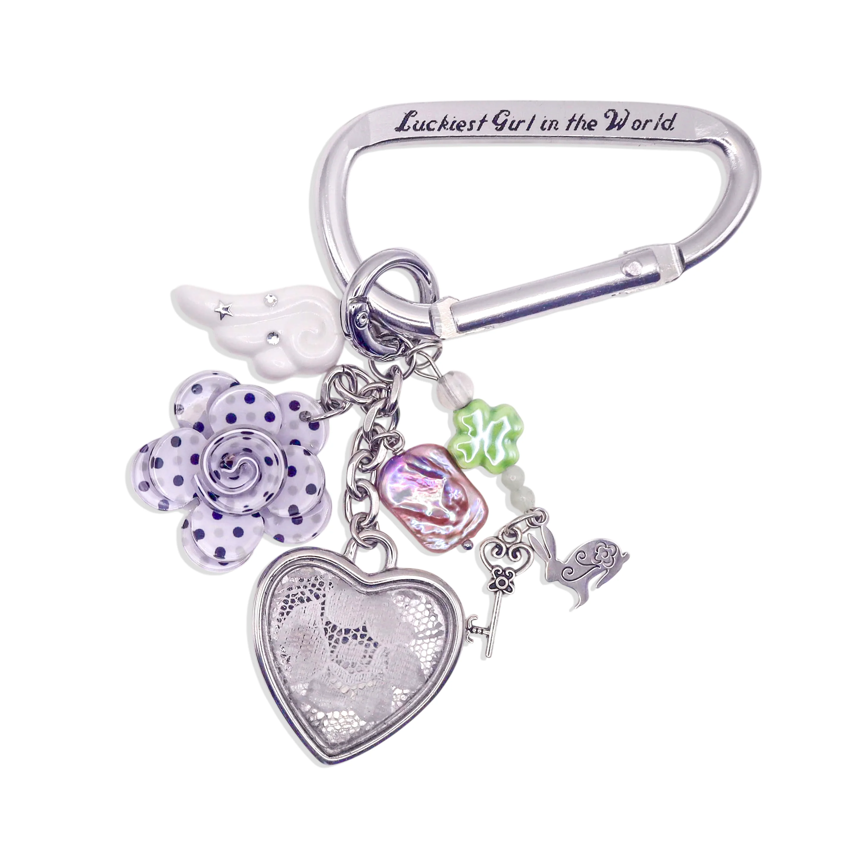 Luckiest Girl Carabiner