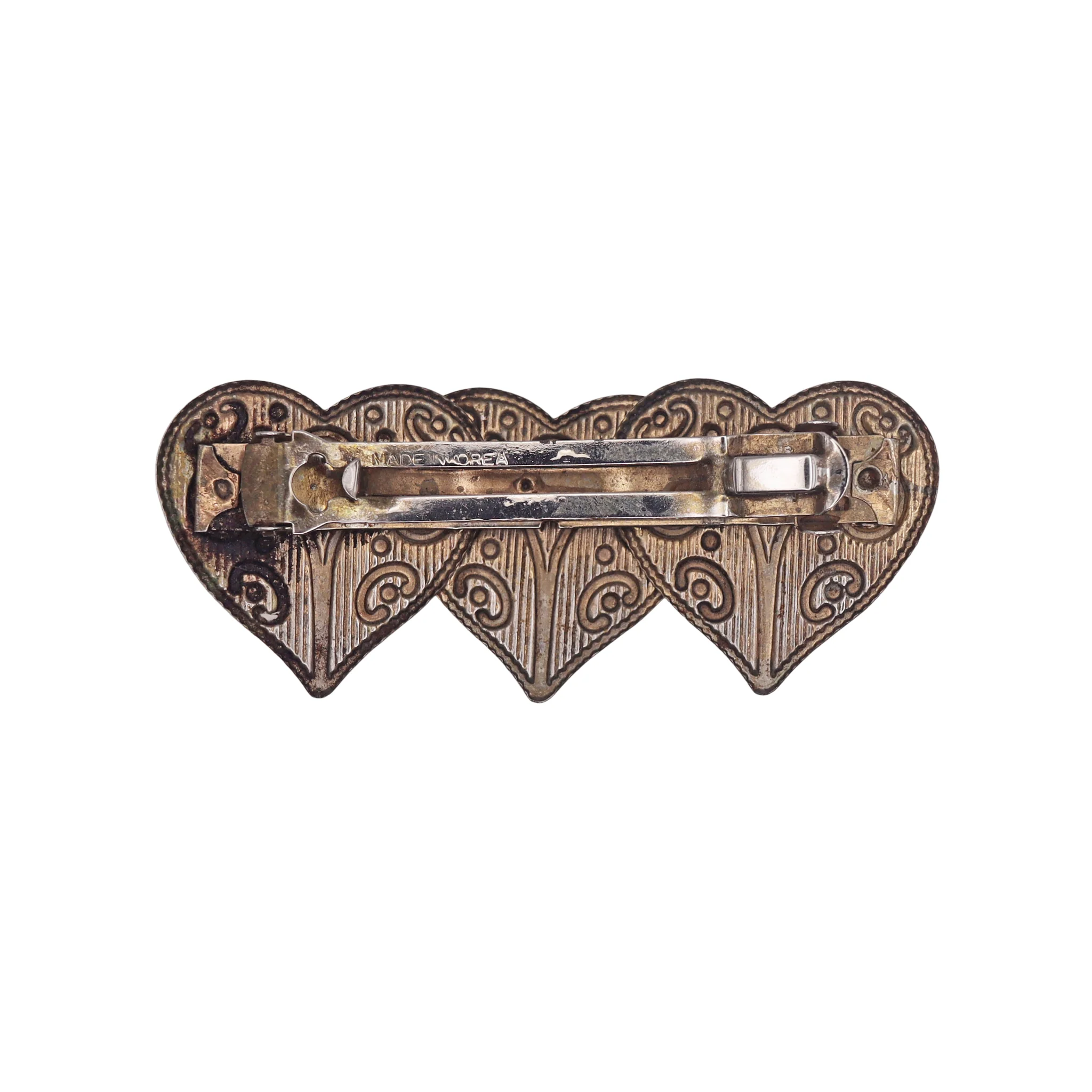 [Vintage Drop 16] Heart Fence Hair Clip - Image 3