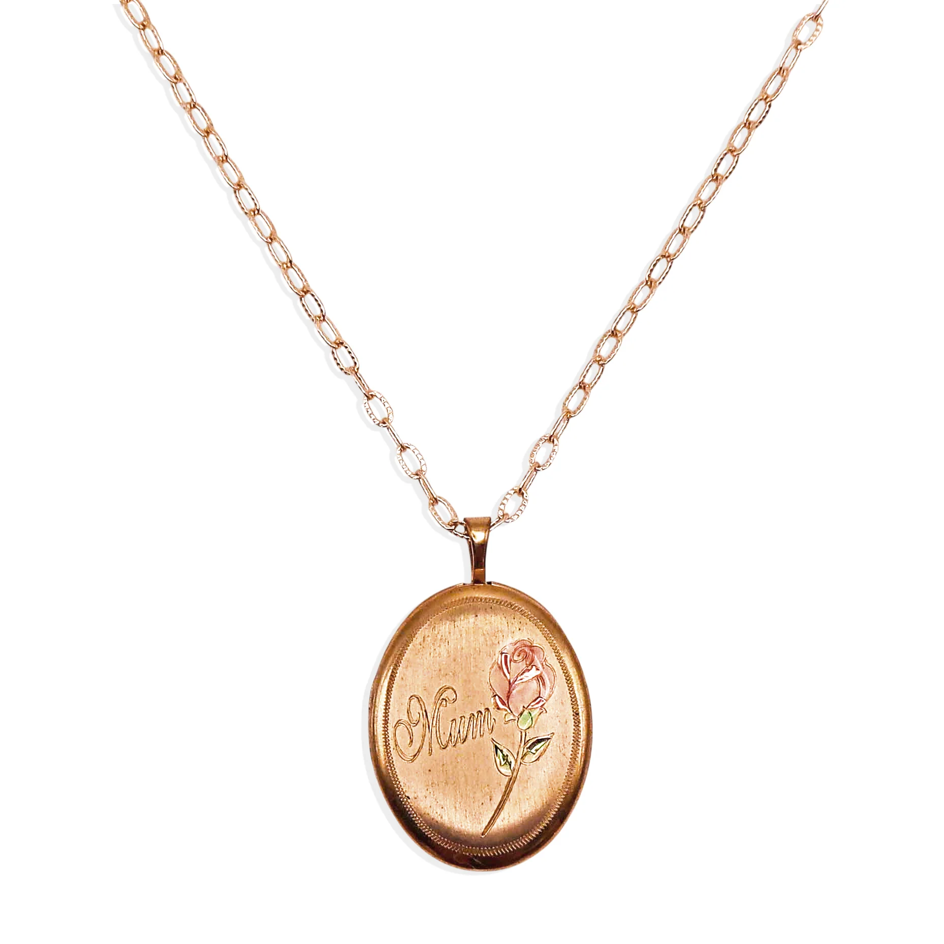 [Vintage Locket Drop] A Mother's Love Necklace