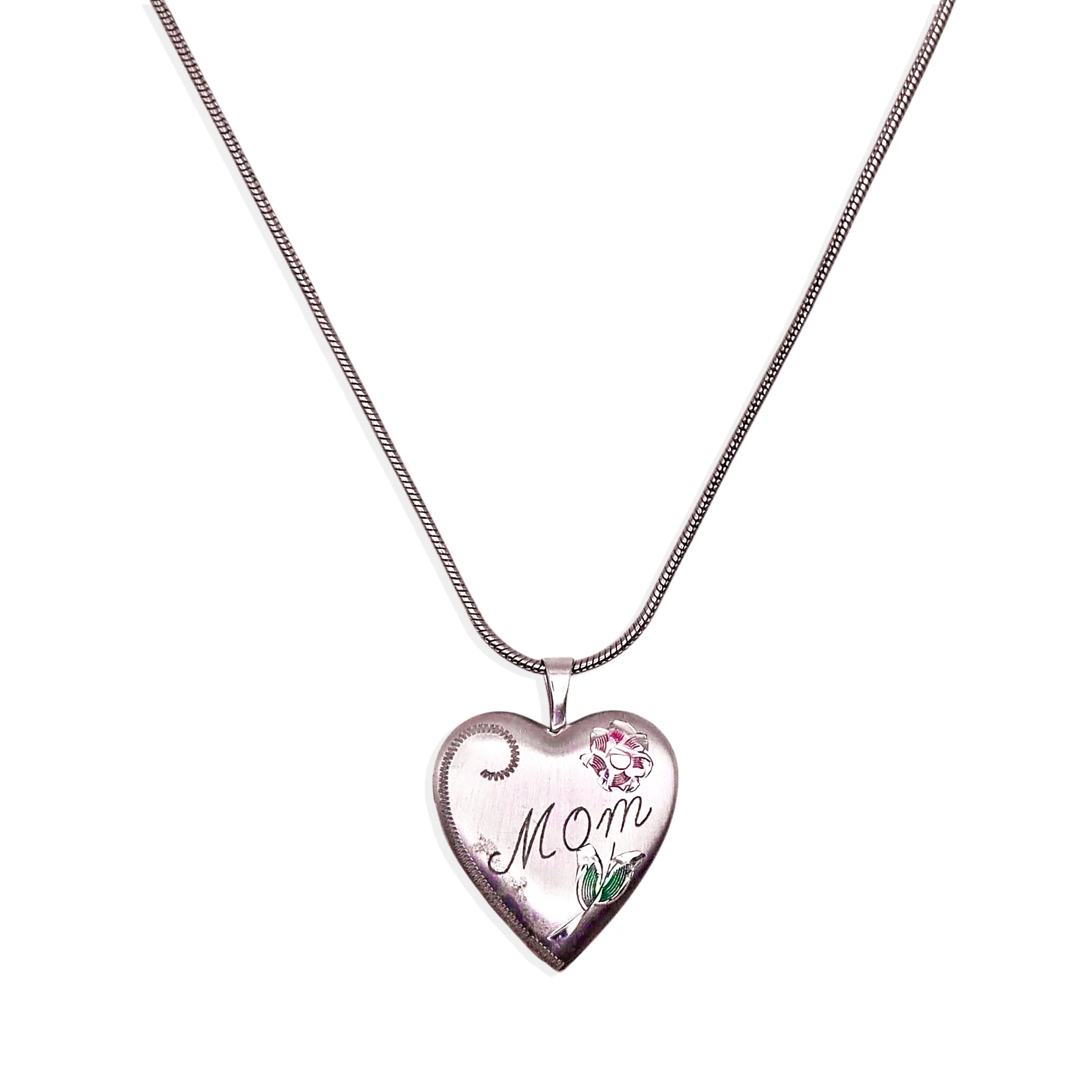 [Vintage Locket Drop] Mommy Necklace