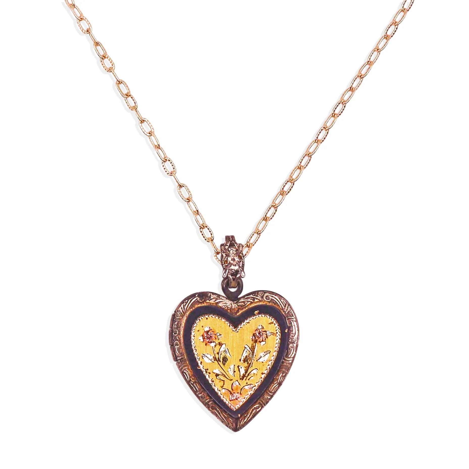 [Vintage Locket Drop] Queen of Hearts Necklace
