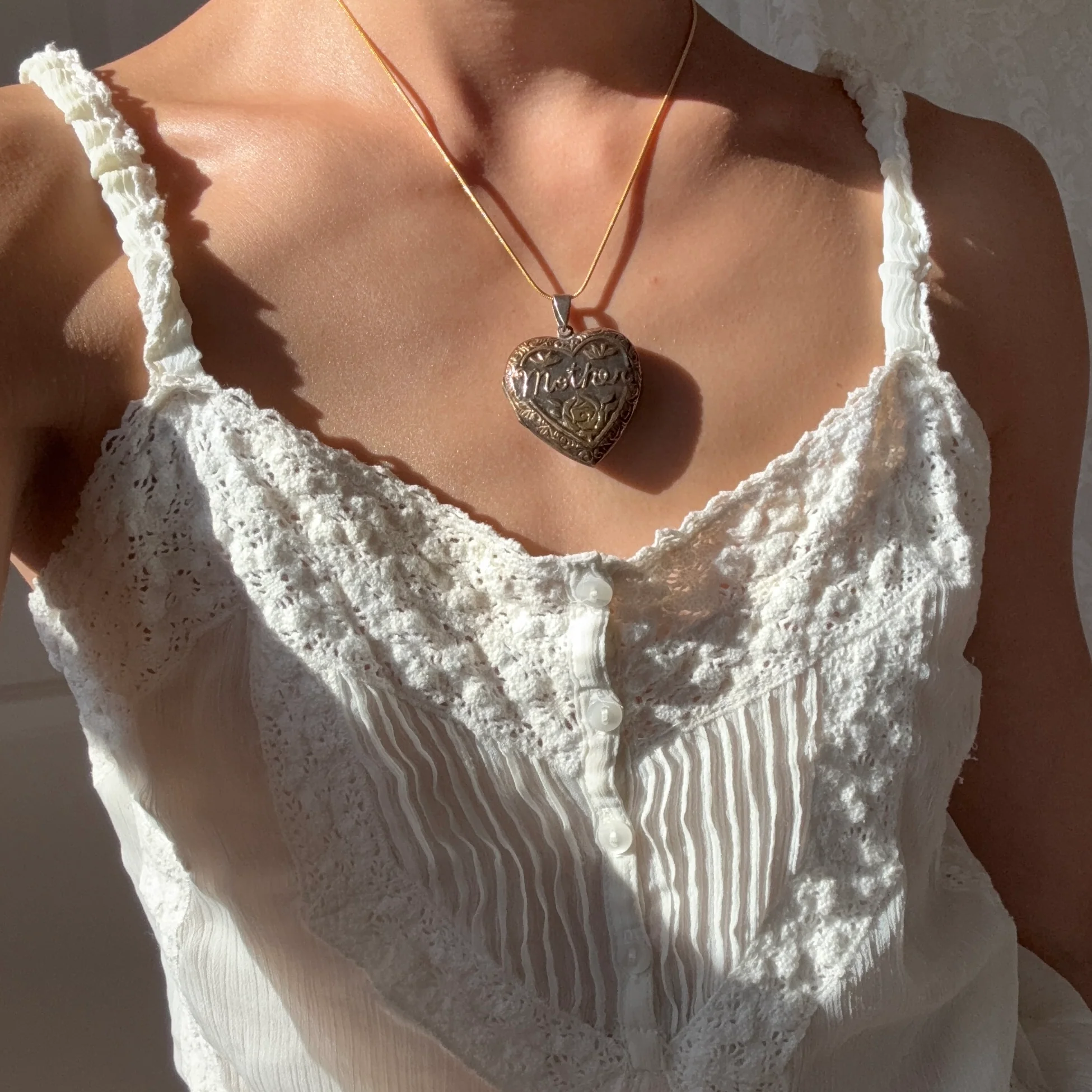 [Vintage Locket Drop] Mother Necklace - Image 2