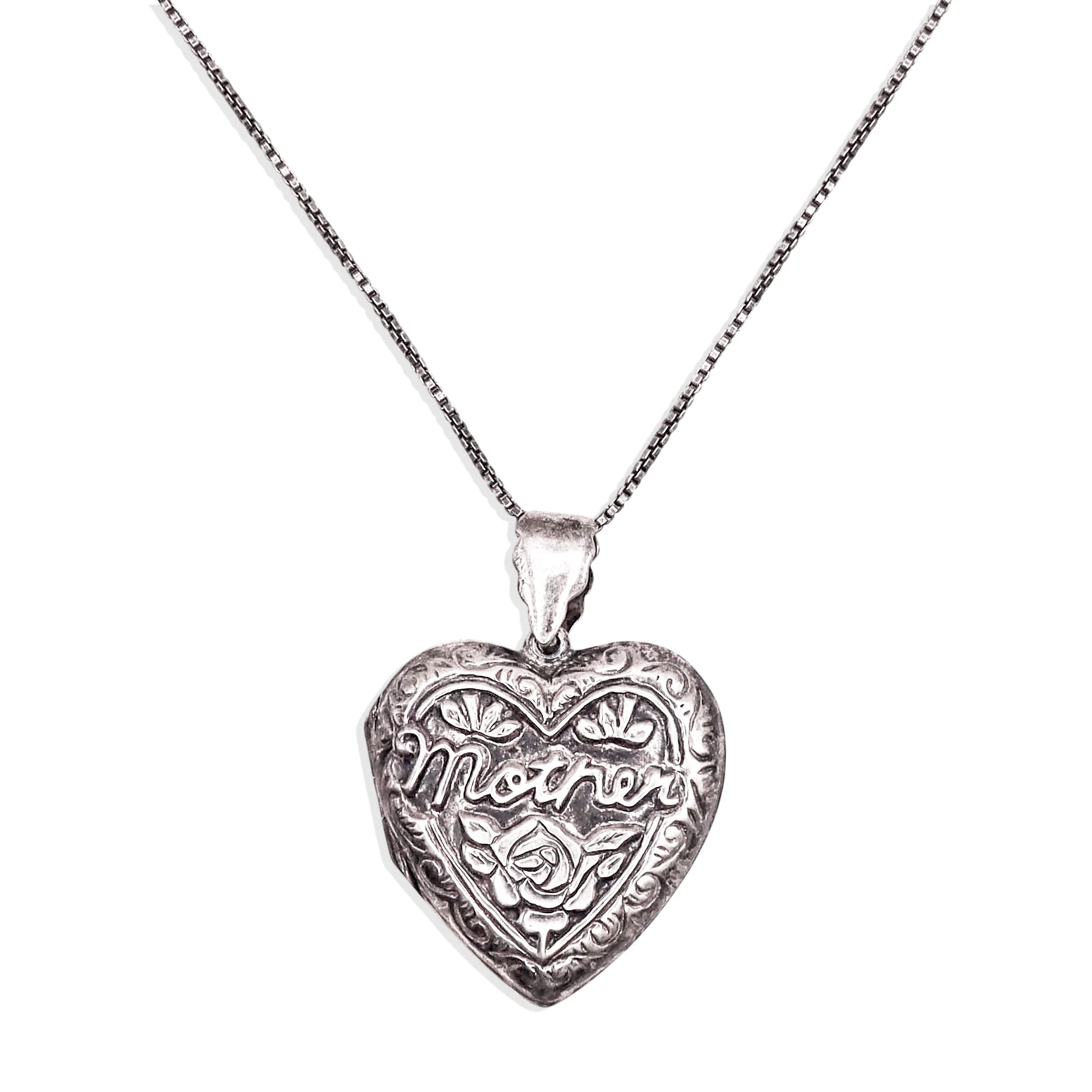 [Vintage Locket Drop] Big Mother Necklace