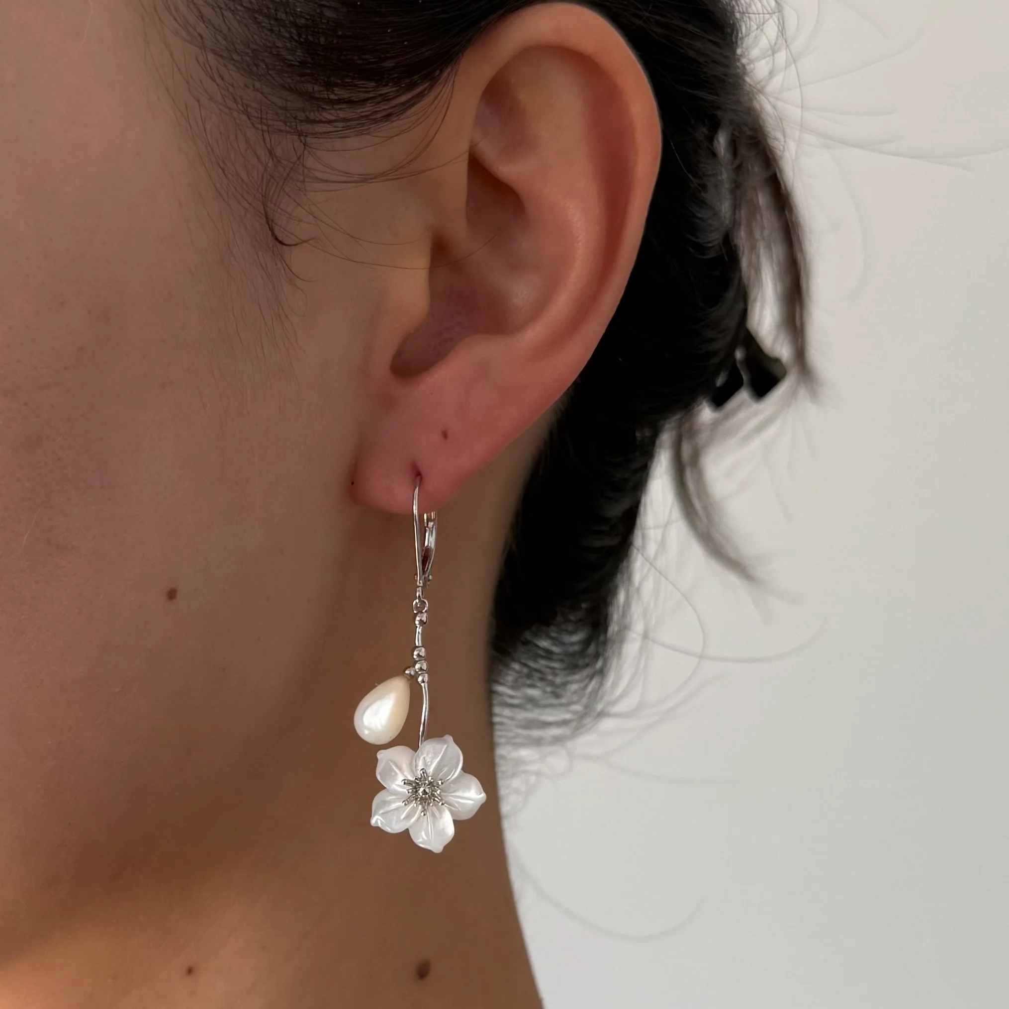 [Vintage Shell Drop] Ocean Princess Earrings - Image 2