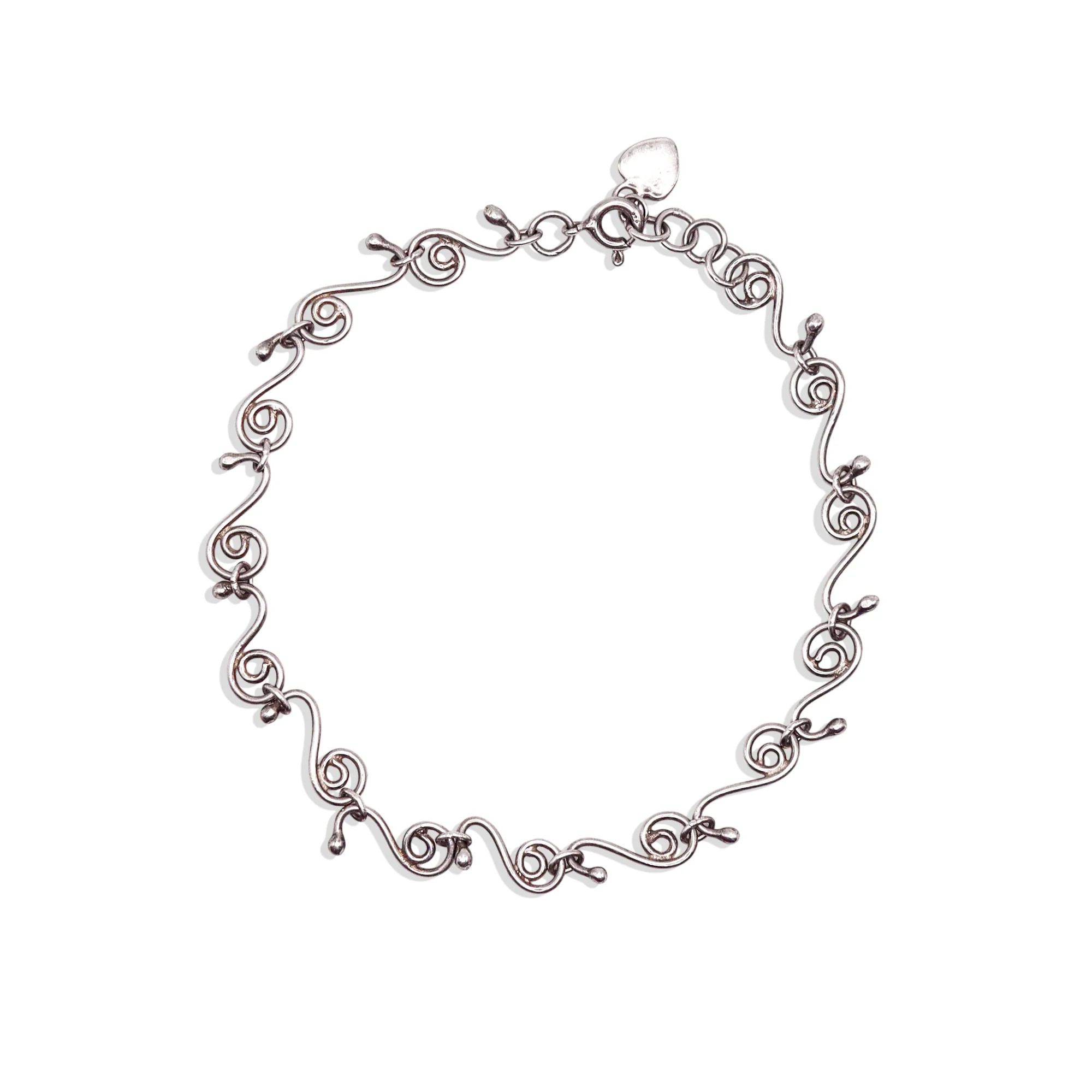 [Vintage Shell Drop] Swirl Anklet
